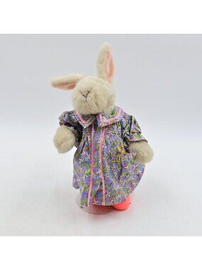 Hoppy VanderHare Plush Bunny Toy The Sewing Lesson NABCO Vintage 1993 Purple Dre